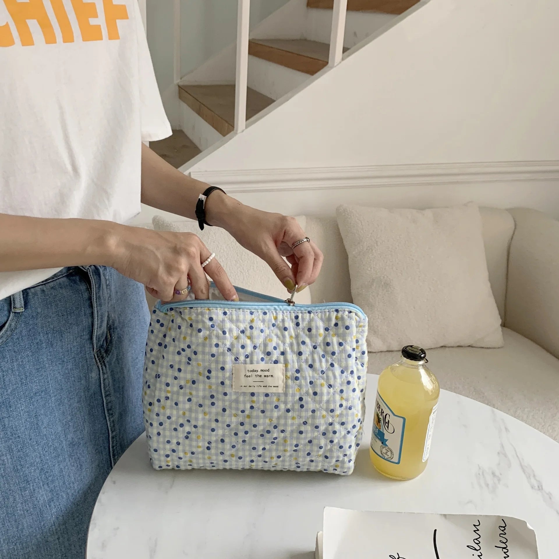 Trousse de toilette femme rigide cherry - ShopGET®