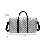 Sac weekend homme tendance Marron-Noir-ShopGET® 