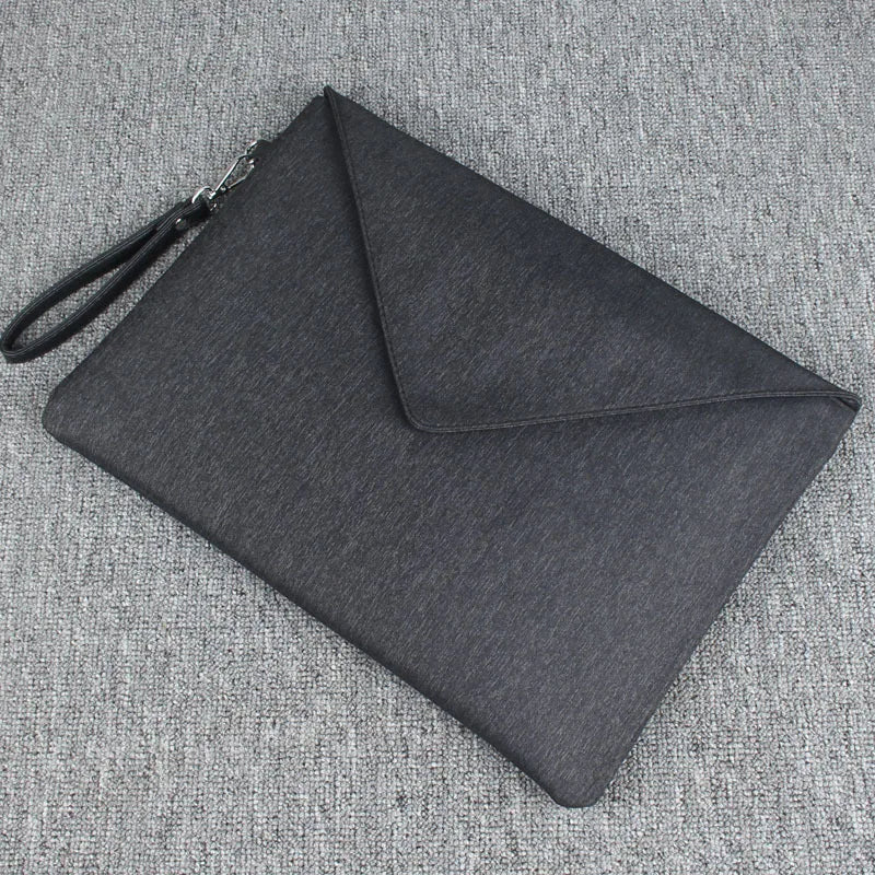 Pochette homme enveloppe Noir-ShopGET® 
