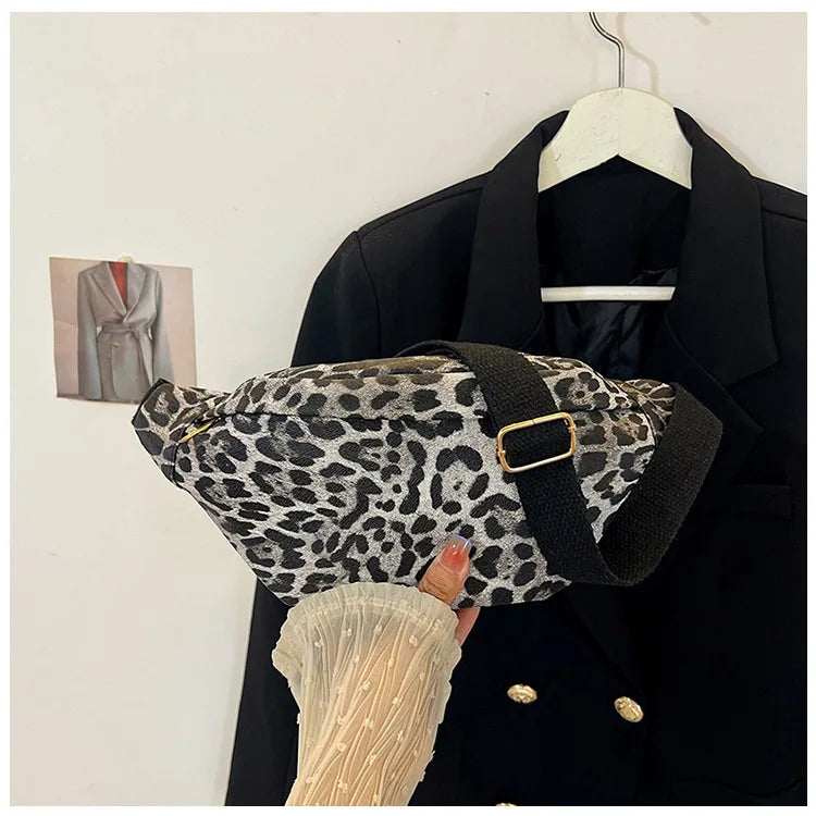 Sac banane femme léopard original