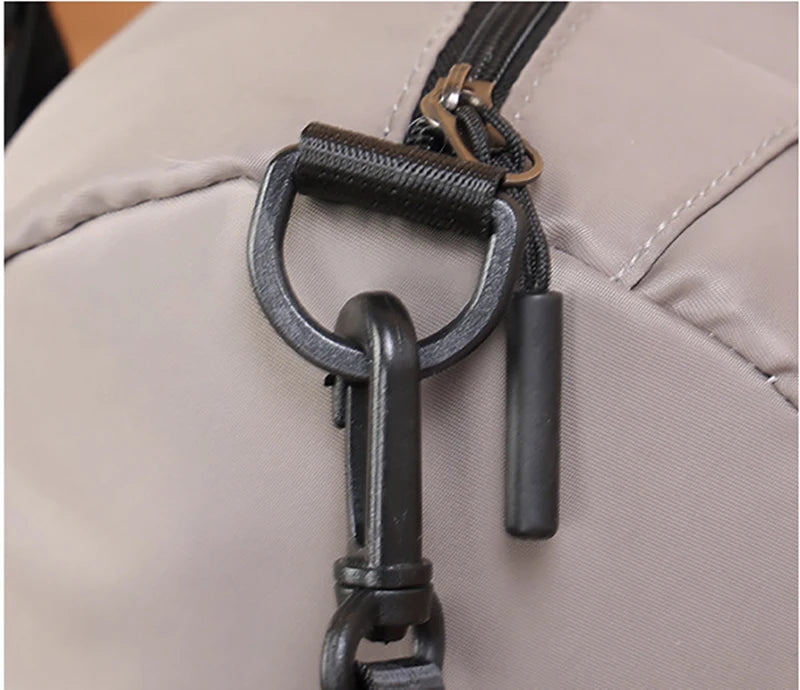 Sac polochon the tote bag Noir-Gris-Vert-ShopGET® 