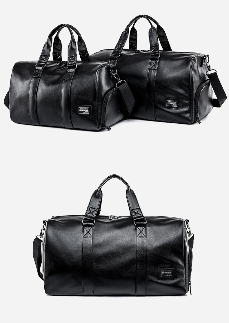 Sac weekend homme noir premium S-L-ShopGET® 