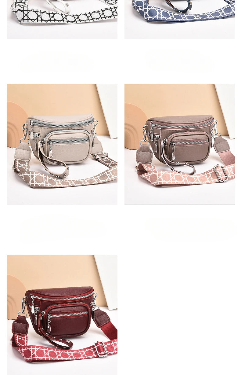 sac banane femme tendance à bandoulière solide