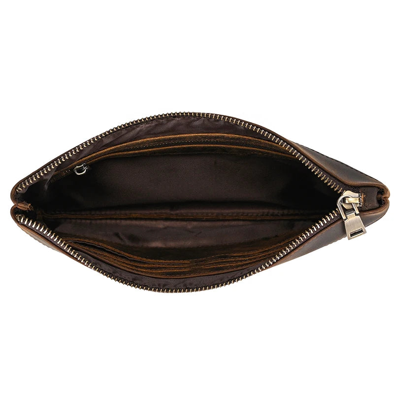 Pochette homme luxe original Marron A-Marron B-ShopGET® 