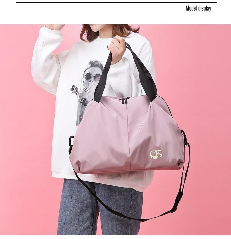 Sac weekend femme tendance Bleu-Noir-Pourpre-Rose-ShopGET® 