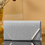 Pochette femme mariage pas cher original Argent-ShopGET® 