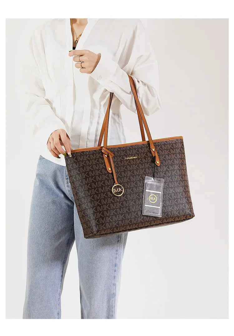 Grand sac cabas femme luxe Beige / 35cm x 13cm x 28cm-Marron / 35cm x 13cm x 28cm-ShopGET® 