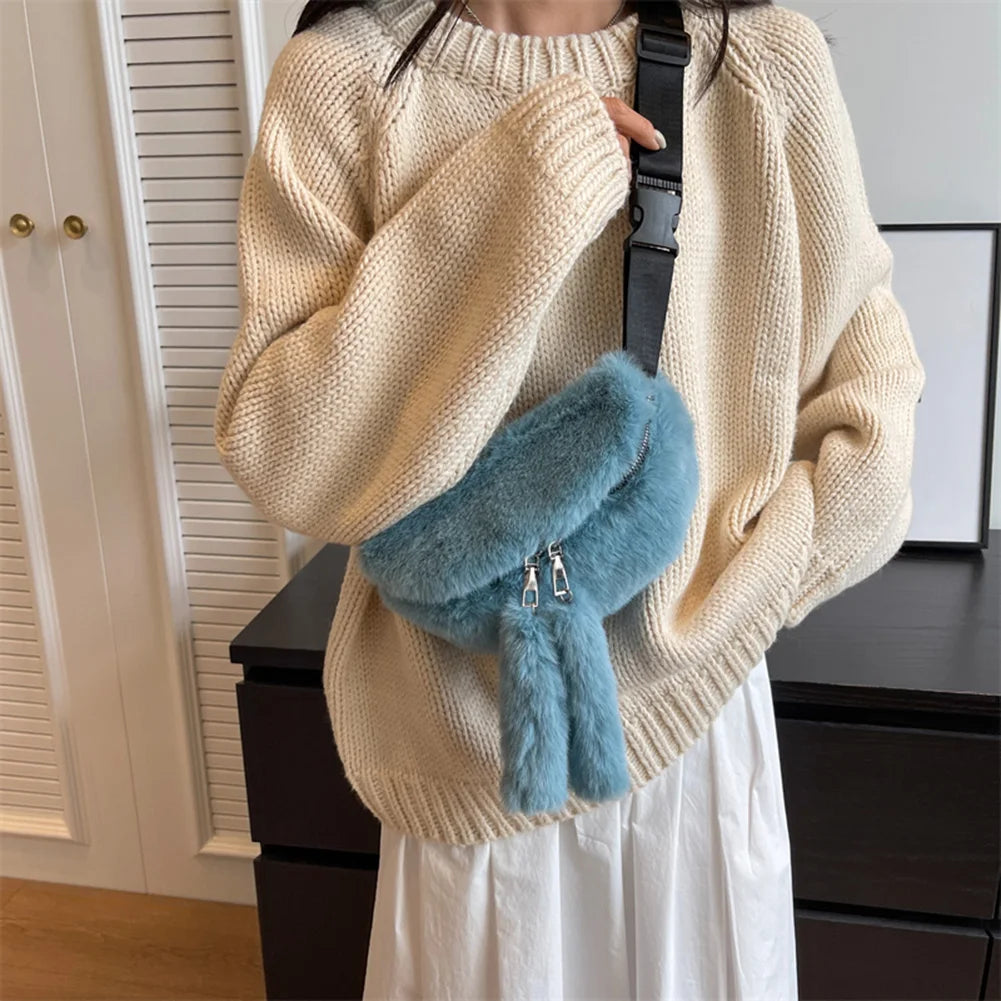 Sac banane velours côtelé femme de luxe