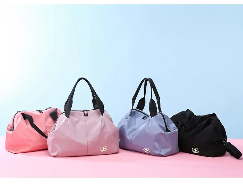Sac weekend femme tendance Bleu-Noir-Pourpre-Rose-ShopGET® 