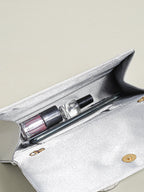 Pochette sac femme tendance Vert / 23 x 5 x 12cm-Argent / 23 x 5 x 12cm-Noir / 23 x 5 x 12cm-Bleu / 23 x 5 x 12cm-ShopGET® 