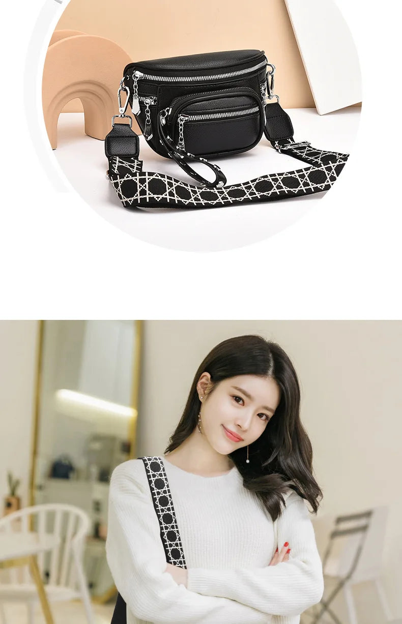 sac banane femme tendance à bandoulière solide