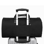 Grand sac weekend à bandoulière Gris-Noir-Gris Sombre-ShopGET® 