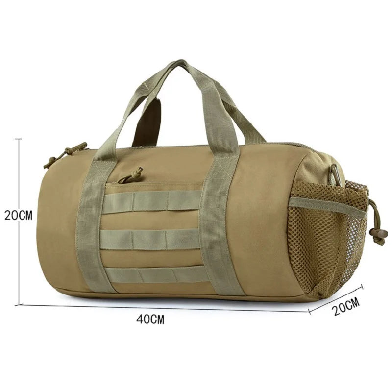 Sac polochon tissu Noir-Kaki-Désert-Vert-Camouflage-Jungle-ShopGET® 