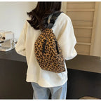 Grand sac banane léopard