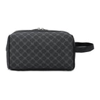 Pochette femme noir en plaid Noir-ShopGET® 