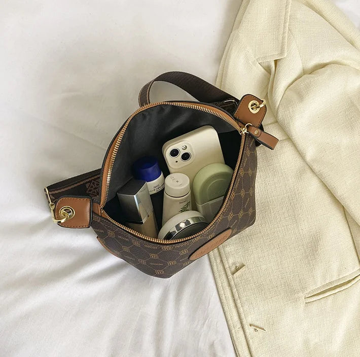 Sac banane femme chic déco géométrique & lettre