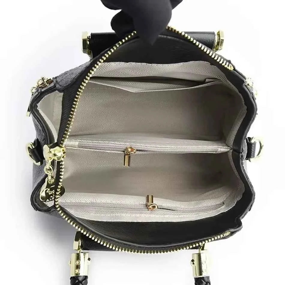 Sac cabas femme cuir floral Kangourou Kaki floral-Jaune floral-Marron floral-Noir-Shopget 