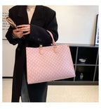 Sac cabas femme mignon luxury Beige-Pourpre-Rose-Bleu-Blanc-Gris-Café-Café B-Marron-ShopGET® 