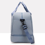 Sac weekend femme pas cher avec bandoulière Vert-Noir-ShopGET® 