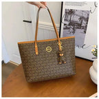 Sac cabas femme voyage de luxe Marron / 44x29x13cm / Offerte-Blanc / 44x29x13cm / Offerte-ShopGET® 