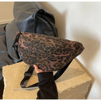 Grand sac banane léopard