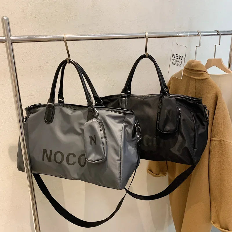 Sac weekend femme luxe Gris / OFFERTE-Noir / OFFERTE-ShopGET® 