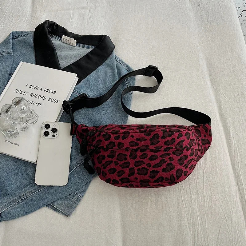 Sac banane léopard de luxe unique