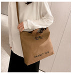 Sac de courses Japonaise Canvas Marron-kaki-Vert-Noir-Gris-ShopGET® 