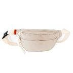 Sac banane blanc en tissu pour homme