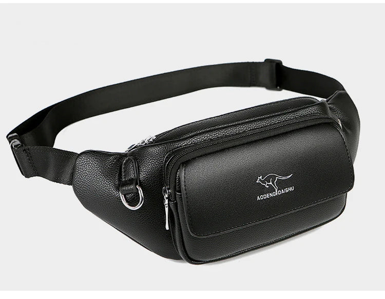 Sac banane cuir kangourou