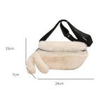 Sac banane velours côtelé femme de luxe