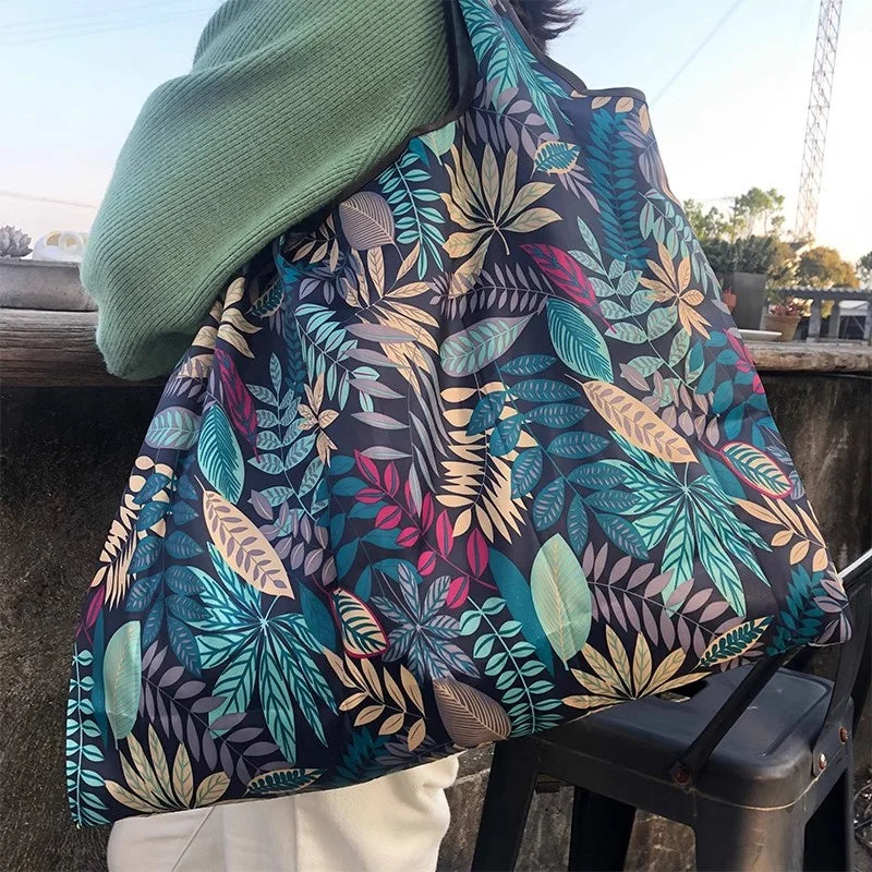 Sac cabas courses original Noir / L52*H40*LR6cm-Orangefloral / L52*H40*LR6cm-Pourprefloral / L52*H40*LR6cm-Bleu / L52*H40*LR6cm-ShopGET® 