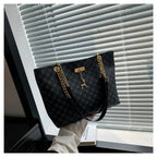 Sac cabas femme summer time Blanc-Noir-Jaune-Marron-ShopGET® 