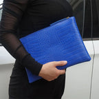 Pochette femme en cuir brillant A / 33x24cm-B / 33x24cm-C / 33x24cm-D / 33x24cm-E / 33x24cm-F / 33x24cm-G / 33x24cm-H / 33x24cm-ShopGET® 
