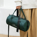 Sac polochon the tote bag Noir-Gris-Vert-ShopGET® 