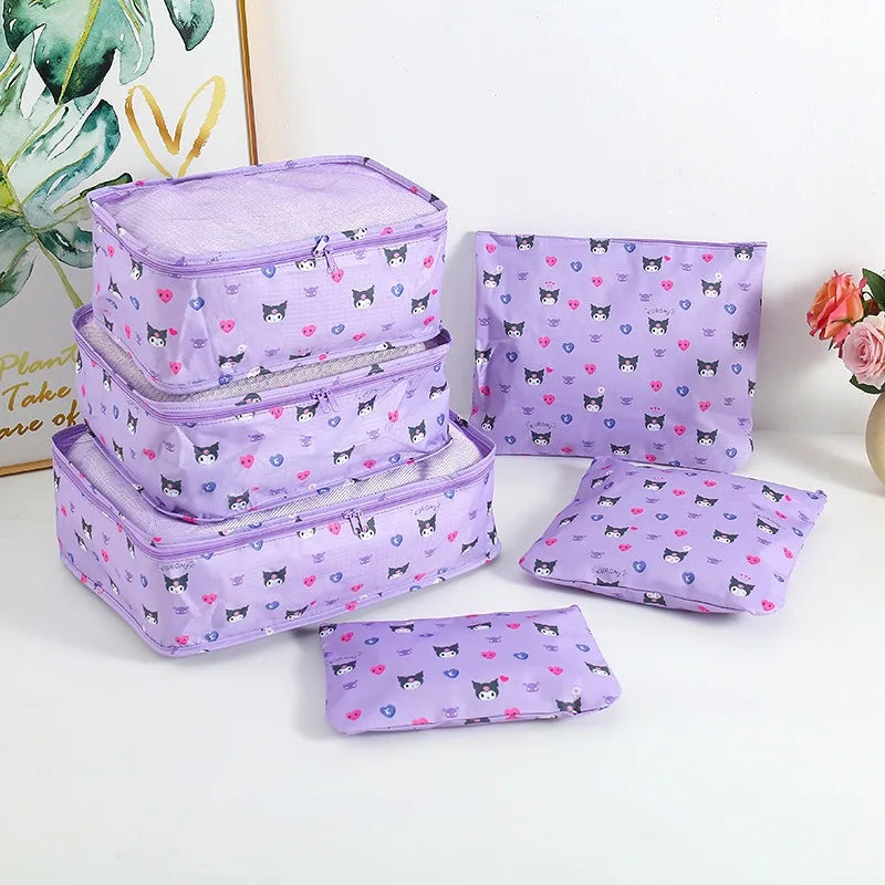 Trousse de toilette femme 6 Pièces flanelle - ShopGET®