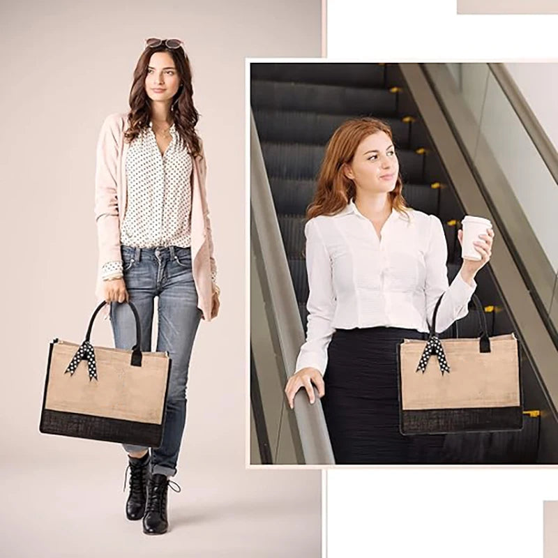 sac cabas tissu en coton et lin 1PCS-2PCS-5PCS-10PCS-3PCS-4PCS-ShopGET® 