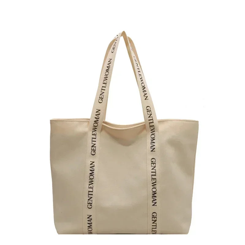 sac cabas tissu femme Noir-Beige-ShopGET® 