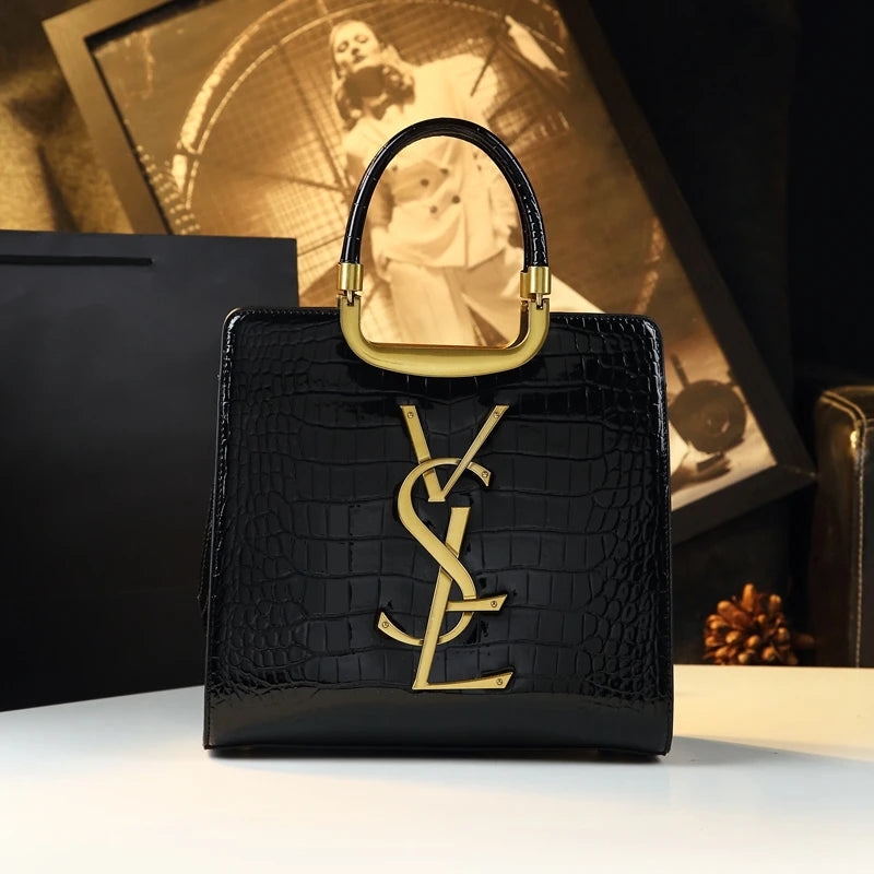 Sac cabas femme vsl BX54 Noir-Burgundy-ShopGET® 