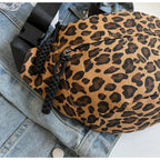 Grand sac banane léopard