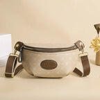 Sac banane femme chic déco géométrique & lettre