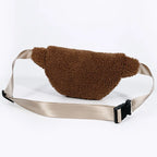 Sac banane velours côtelé noir original