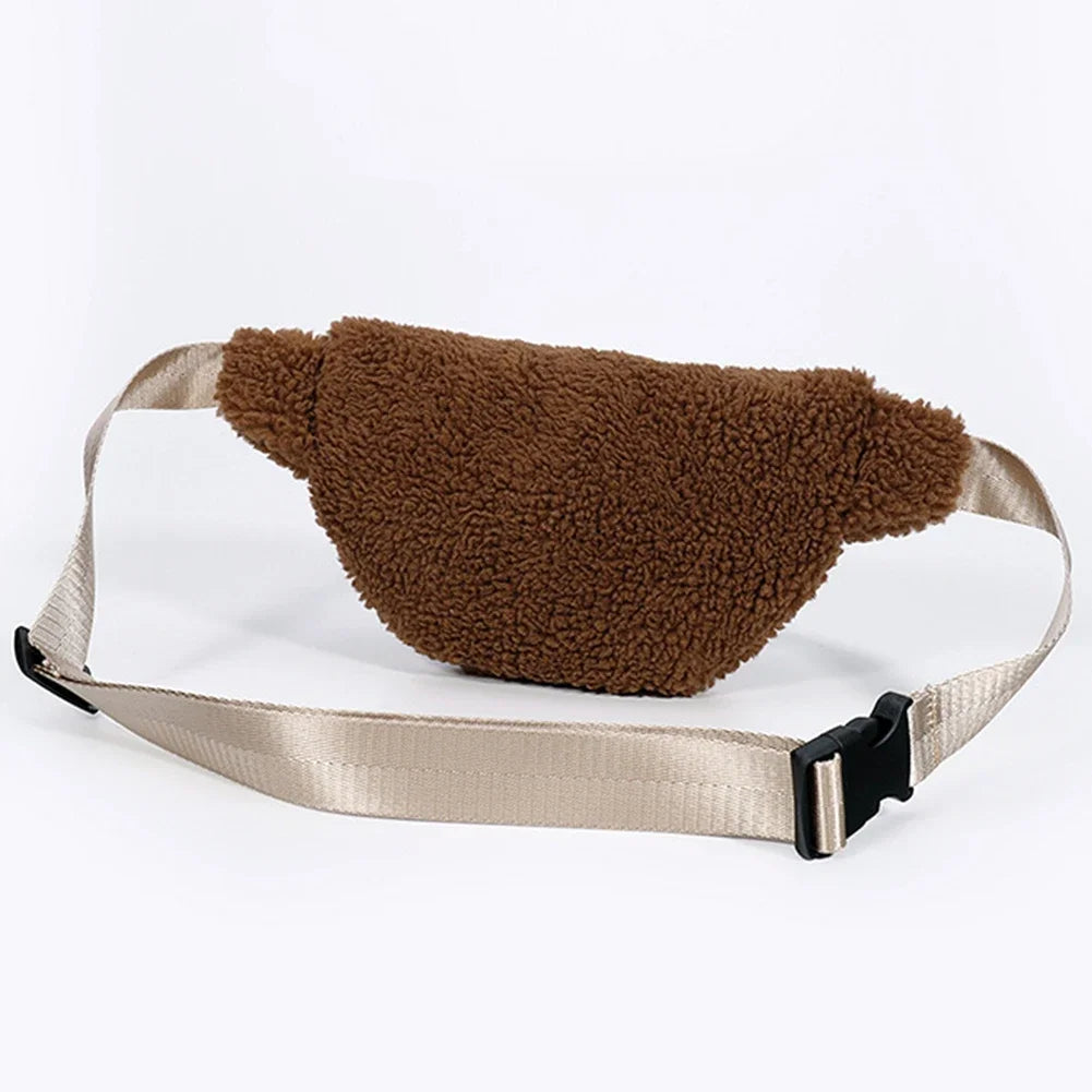 Sac banane velours côtelé noir original