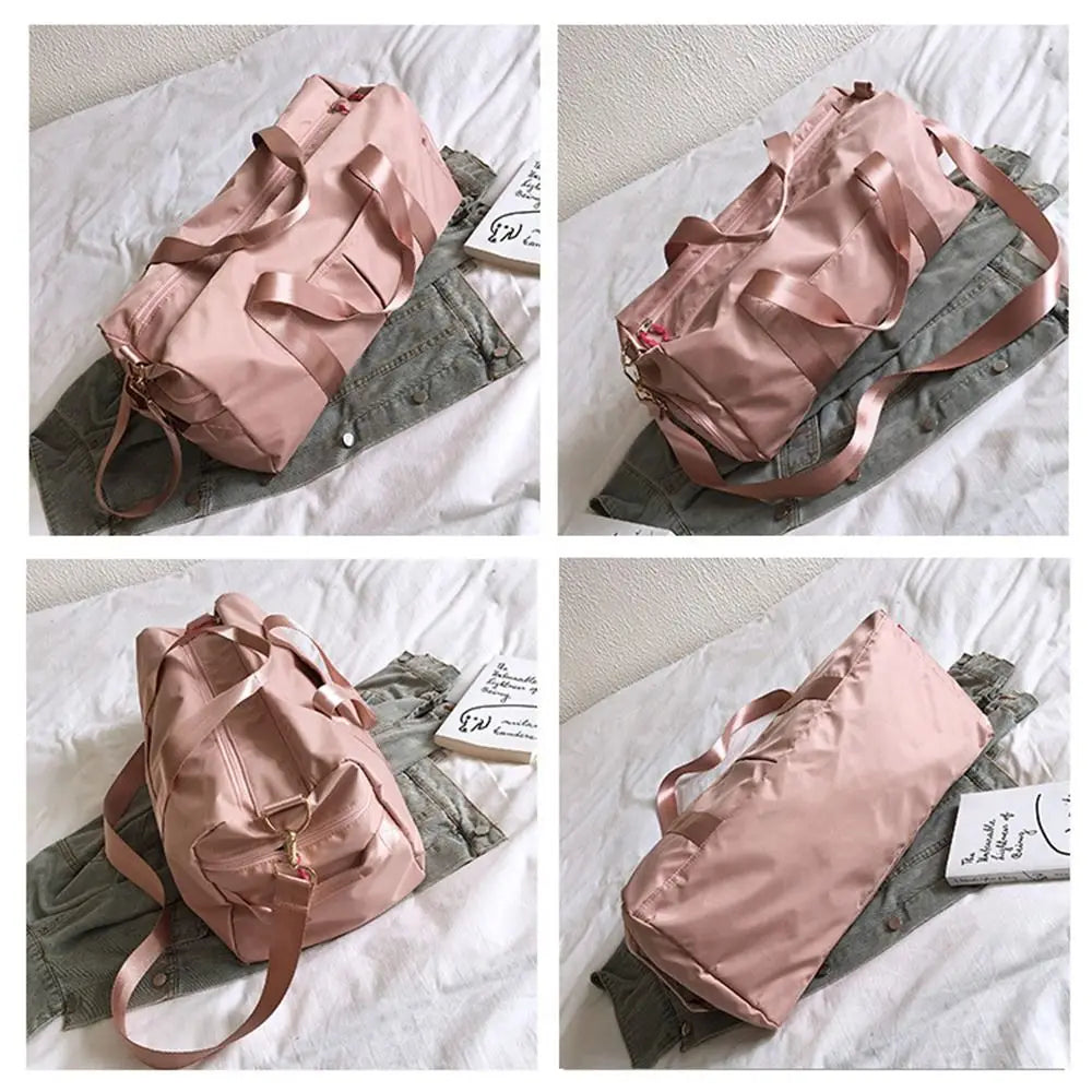 Sac weekend original de gym et voyage Noir-Rose-ShopGET® 