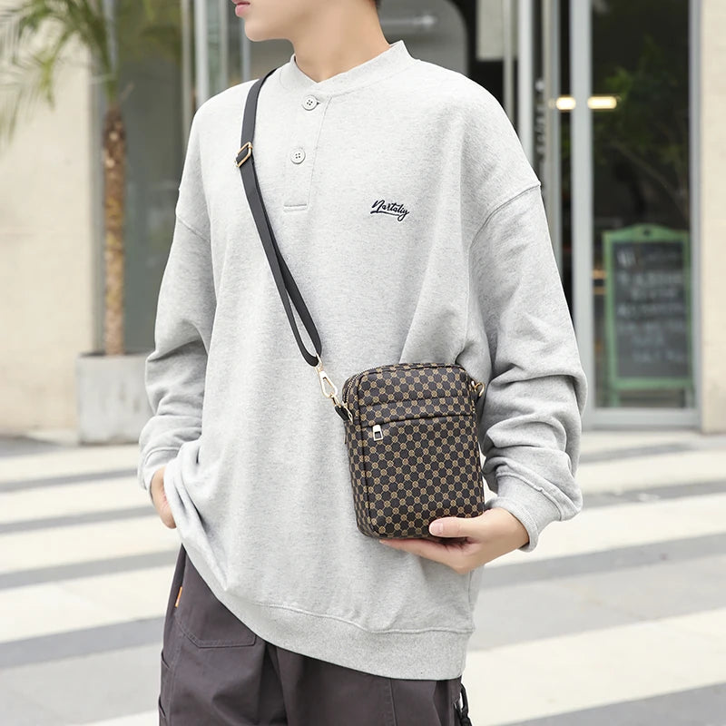 Pochette téléphone cuir homme de luxe - ShopGET®