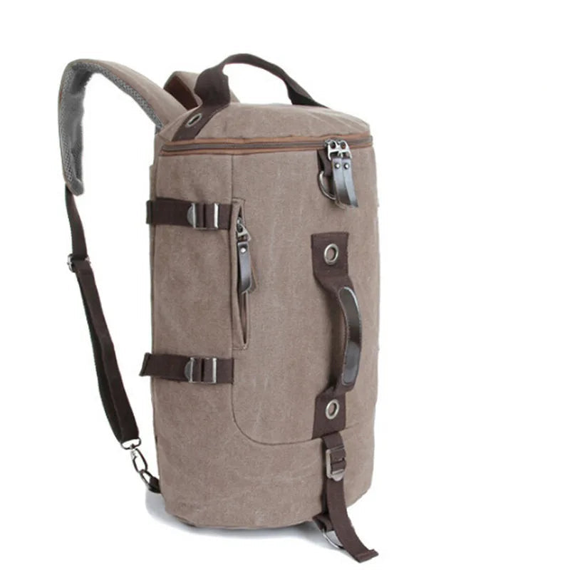 Sac polochon sport de randonnée Marron-Vert-Kaki-Bleu-Noir-ShopGET® 