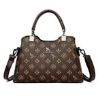 Sac cabas femme cuir Marron Kaki-Marron-Diamond Marron-Diamond Kaki-ShopGET® 