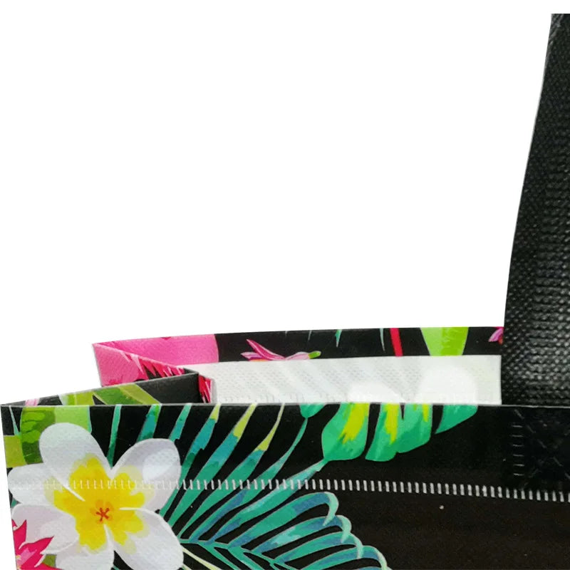 Sac shopping femme Noir / 27x32x10cm-Noir / 30x40x10cm-Noir / 33x45x12cm-ShopGET® 