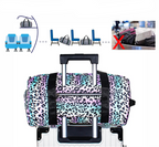 Sac polochon personnalisé léopard Rose / 46 x 22 x 23cm-Rose gradient / 46 x 22 x 23cm-Noir Blanc / 46 x 22 x 23cm-Noir / 46 x 22 x 23cm-Vert / 46 x 22 x 23cm-Gris / 46 x 22 x 23cm-ShopGET® 