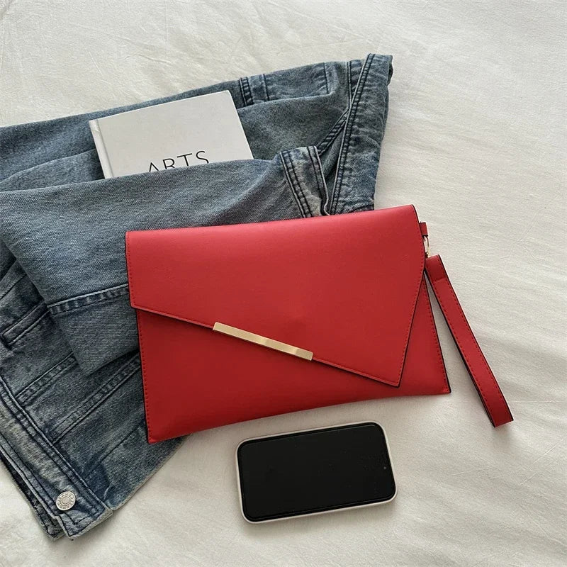 Pochette femme soirée Blanc / 31 x 0.5 x 21cm / OFFERTE-Rouge / 31 x 0.5 x 21cm / OFFERTE-Rose / 31 x 0.5 x 21cm / OFFERTE-Kaki / 31 x 0.5 x 21cm / OFFERTE-Noir / 31 x 0.5 x 21cm / OFFERTE-Marron / 31 x 0.5 x 21cm / OFFERTE-ShopGET® 